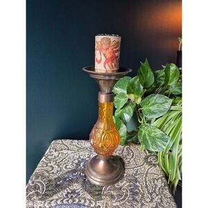 Vintage Cherub Putti Angel Votive Candle Vented Lid Renaissance Baroque Decor